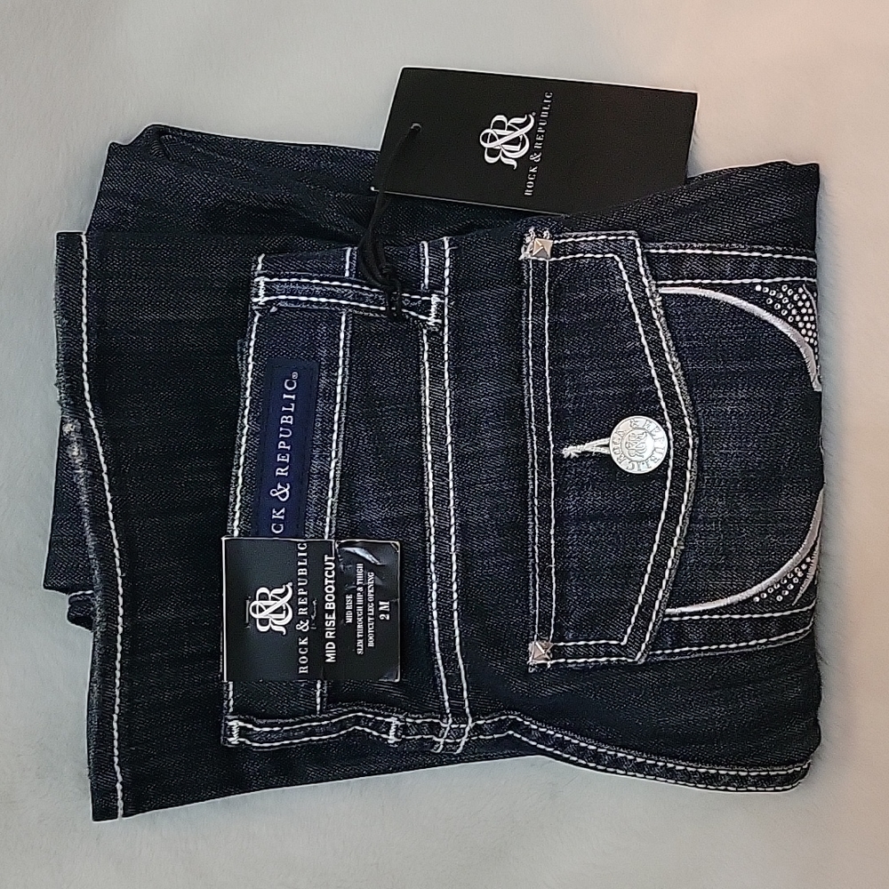 Women's Rock & Republic Mid-Rise Bootcut Jeans
